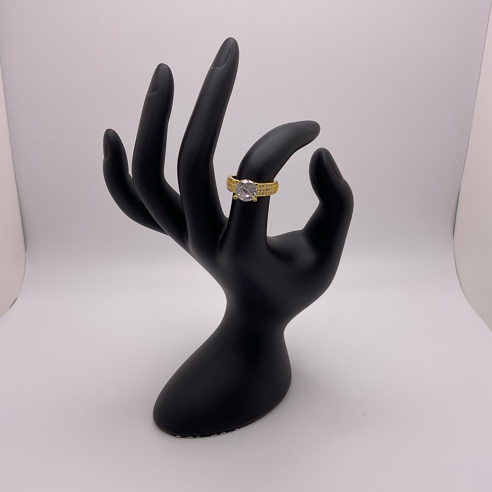 18K real gold plated ring